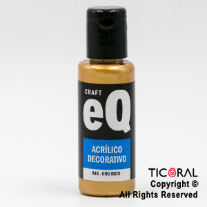 ACRIL.DECOR.EQ 045 ORO RICO 50ML X 1